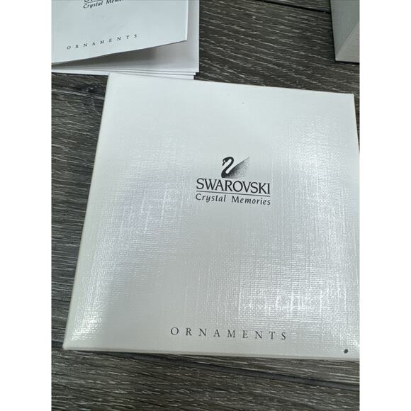 Swarovski Crystal Drum Christmas Ornament 2001 IN BOX 235894 - Picture 8 of 12